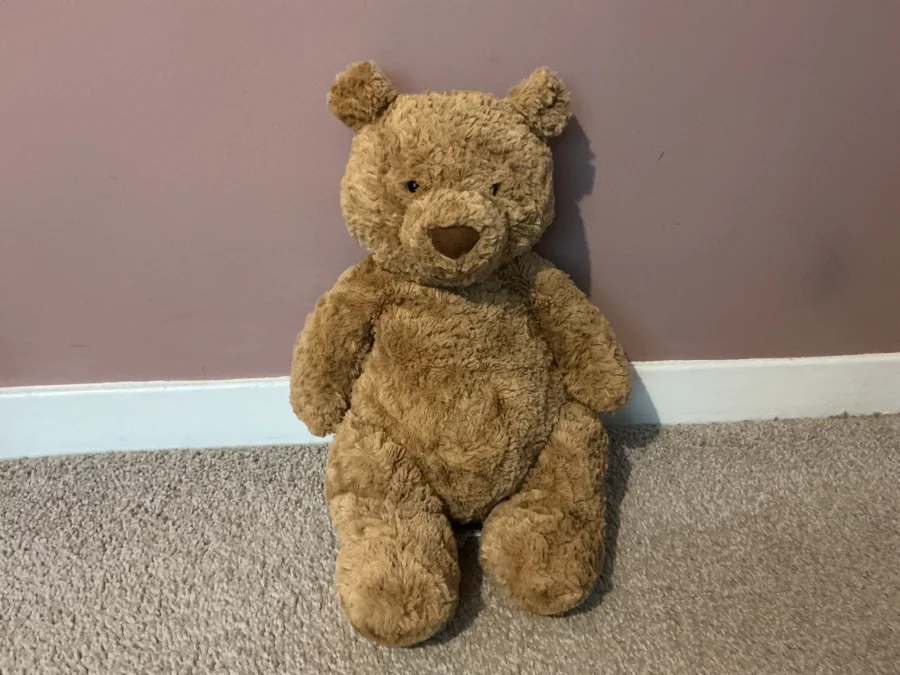 Front - Bartholomew Bear - Large photo by Jellycat girl+ preppyrose