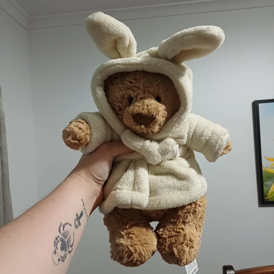 Bartholomew Bear Bathrobe Outfit Jellycat Photo by herbgardenplush