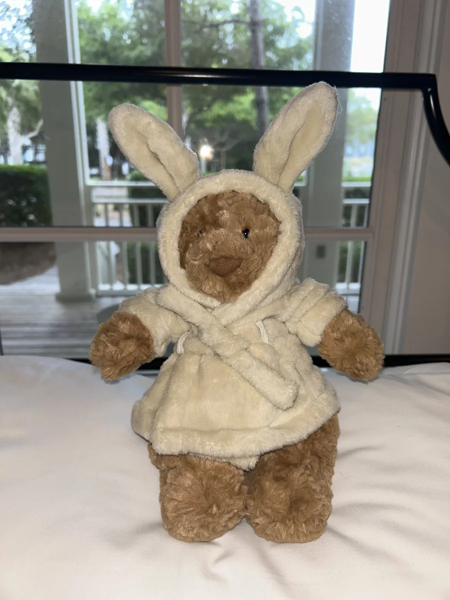 Front - Bartholomew Bear Bathrobe Outfit photo by Gwynn