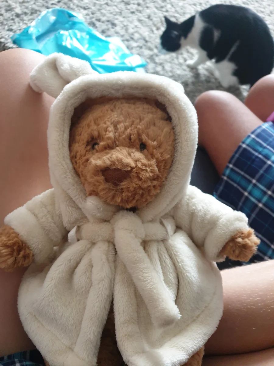 Front - Bartholomew Bear Bathrobe Outfit photo by PizzaPasta25