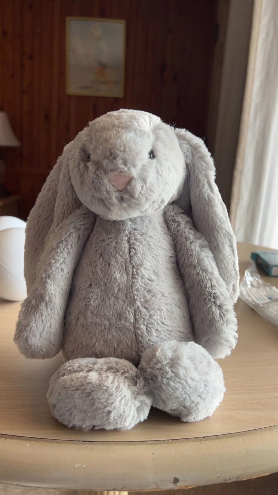 Front - Personalised Bashful Silver Bunny Medium photo by mayasjellycats133