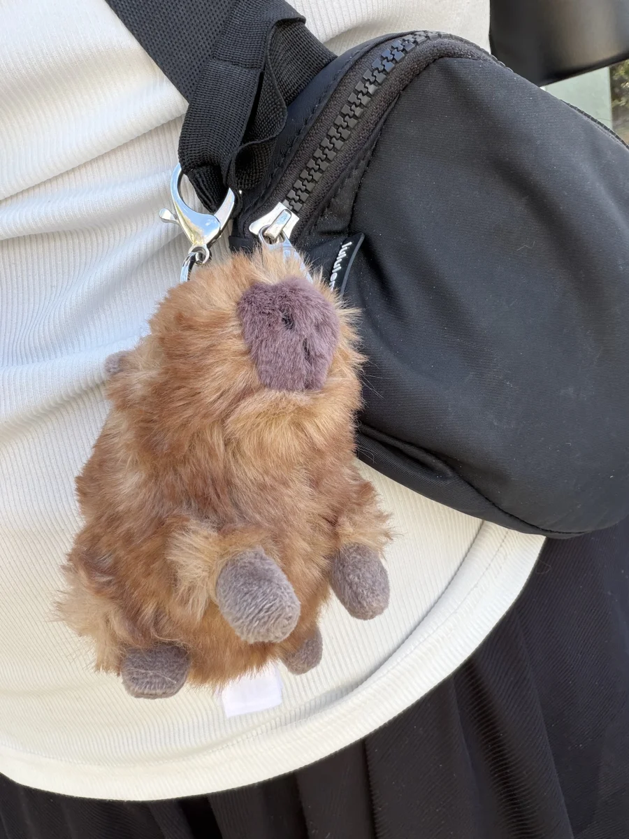 Front - Clyde Capybara Bag Charm photo by bronzieandthejellies