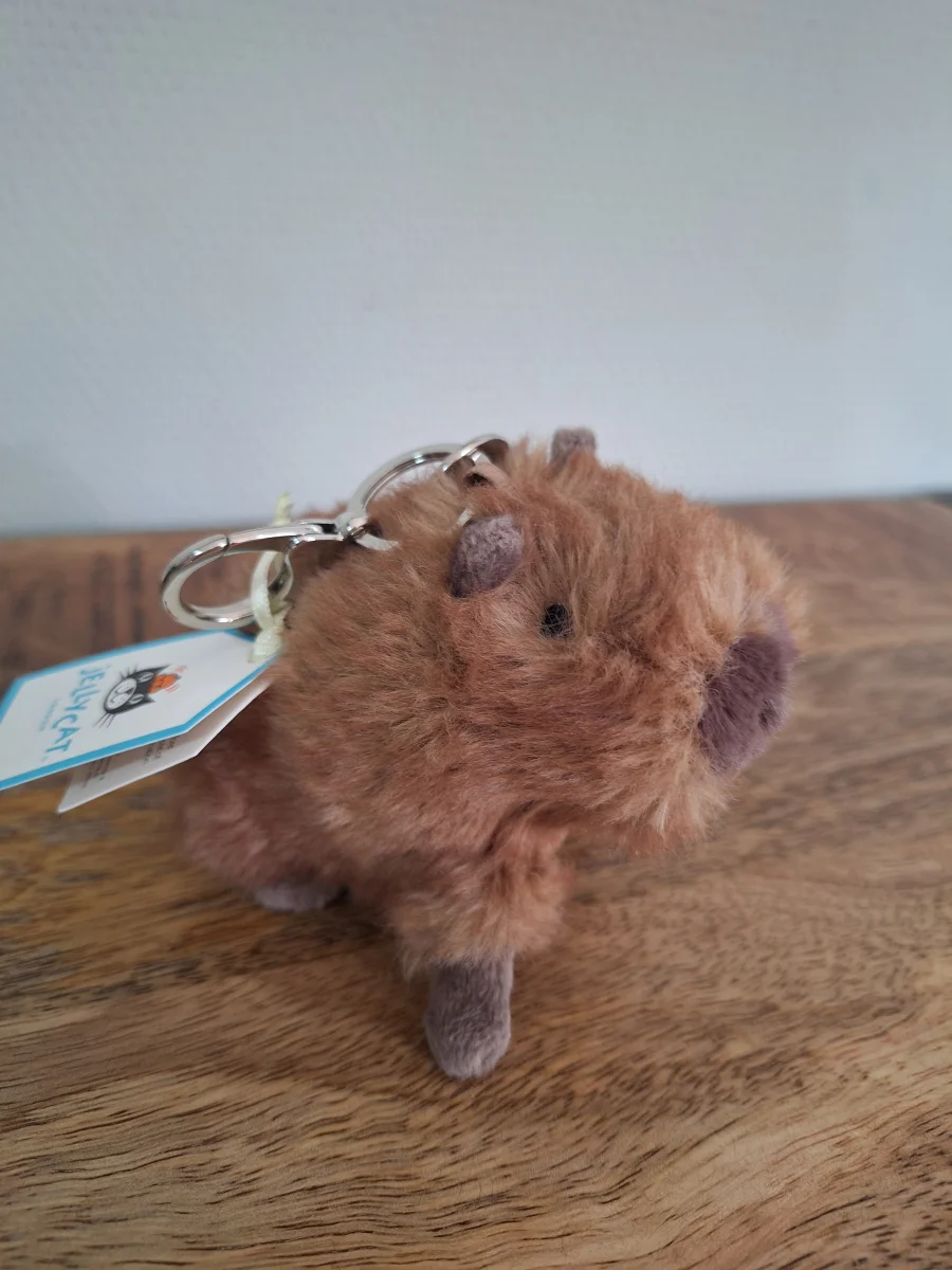 Front - Clyde Capybara Bag Charm photo by Sofie