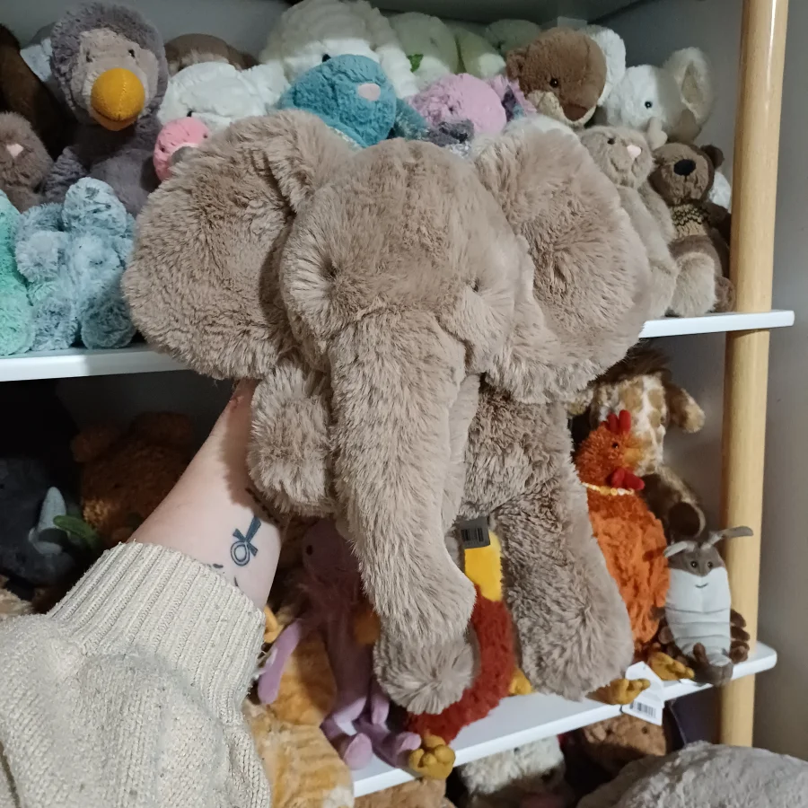 Front - Smudge Elephant - Medium photo by herbgardenplush