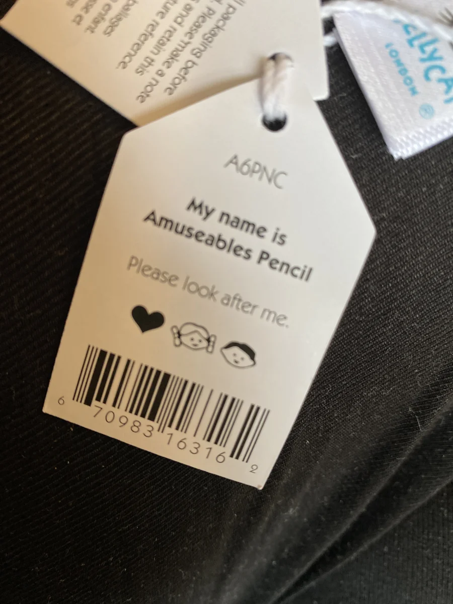Tag - Amuseables Pencil photo by Jellycat