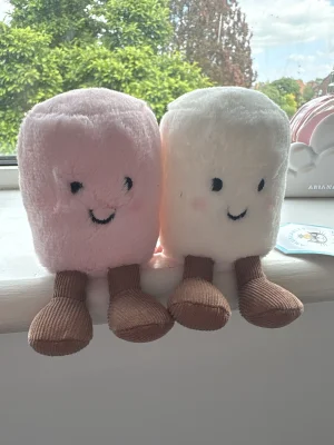 Amuseables Pink and White Marshmallows Jellycat photo