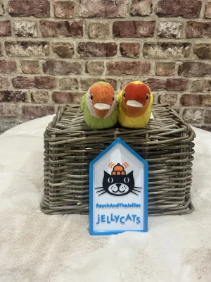 A Pair of Lovely Lovebirds Jellycat photo