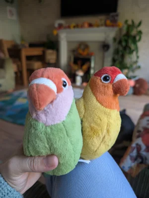 A Pair of Lovely Lovebirds Jellycat photo uploaded by Robsyevs