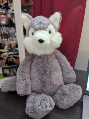 Bashful Wolf Jellycat photo