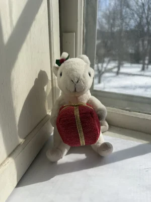 A photo of Merry Mouse Present Jellycat taken by katsjellies