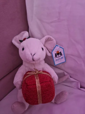 Merry Mouse Present Jellycat photo