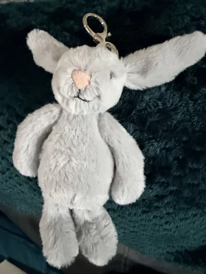 Bashful Silver Bunny Bag Charm Jellycat | Jelly Journal
