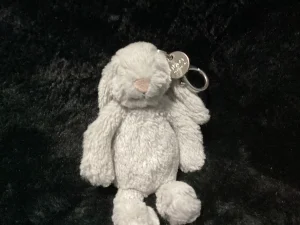 Bashful Silver Bunny Bag Charm Jellycat photo uploaded by Jellybunnys1984