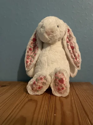 Blossom Cream Bunny 'Berry' - Medium Jellycat | Jelly Journal