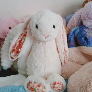 Blossom Cream Bunny 'Berry' - Medium Jellycat | Jelly Journal