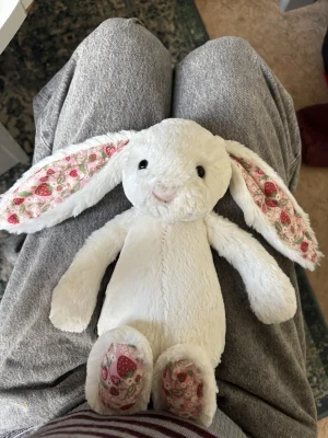 Blossom Cream Bunny 'Berry' - Medium Jellycat | Jelly Journal