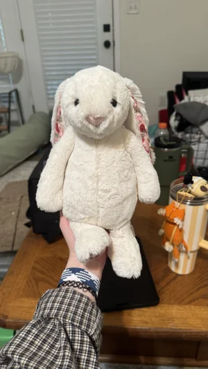 Blossom Cream Bunny 'Berry' - Medium Jellycat | Jelly Journal