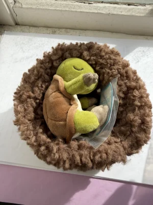 A photo of Hibernating Tortoise Jellycat taken by katsjellies