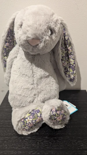 Blossom Silver Bunny 'Bloom' - Medium Jellycat photo