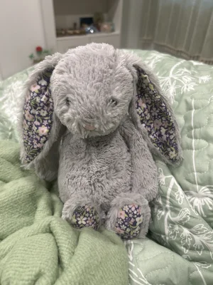 Blossom Silver Bunny 'Bloom' - Medium Jellycat photo uploaded by Bellarose