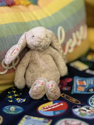 Blossom Blush Bunny 'Cherry' - Medium Jellycat photo