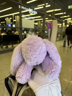 Smudge Lavender Rabbit Jellycat photo