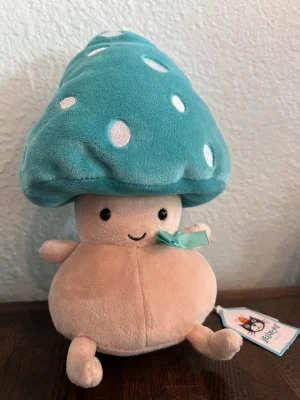 A photo of Fun-Guy Bertie Jellycat taken by harpermarie