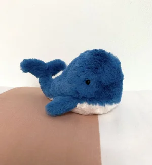 A photo of Wavelly Whale - Blue Jellycat taken by JellyDragonLover
