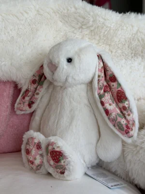 Blossom Cream Bunny 'Berry' - Small Jellycat | Jelly Journal