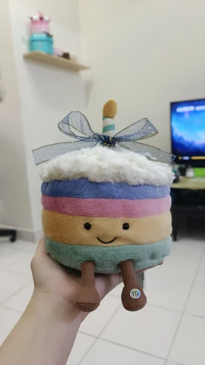 Amuseables Rainbow Birthday Cake - Medium Jellycat photo