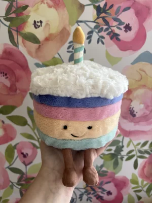 Amuseables Rainbow Birthday Cake - Medium Jellycat photo