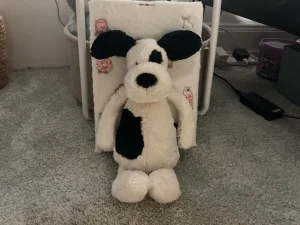 Bashful Black & Cream Puppy - Medium Jellycat photo