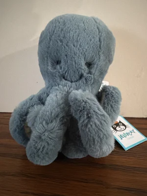 A photo of Storm Octopus - Tiny Jellycat taken by Madison_Marie