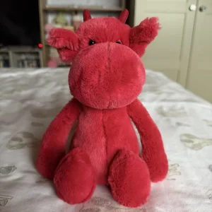 Bashful Red Dragon Jellycat photo