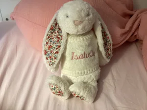 Blossom Cream Bunny - Medium Jellycat photo
