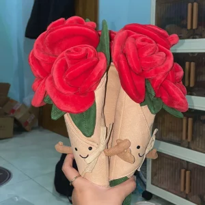 ジェリーキャット ローズ花 Rose Bouquet JELLYCAT Amuseables Rose