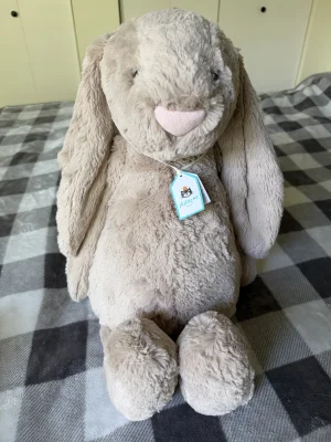Bashful Beige Bunny - Huge Jellycat photo