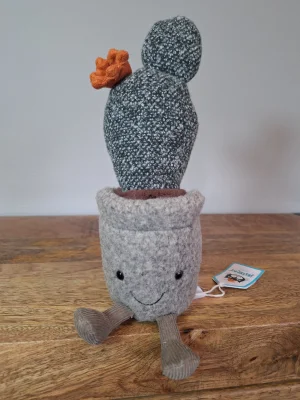 A photo of Silly Succulent Prickly Pear Cactus Jellycat taken by Sofie