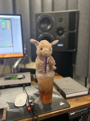 A photo of Chandler Chinchilla Jellycat taken by chinchillachinchilla