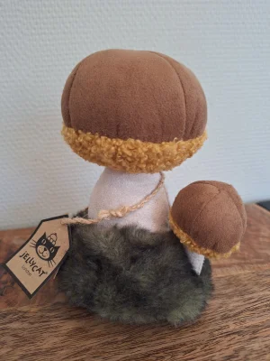 A photo of Wild Nature Boletus Mushroom Jellycat taken by Sofie