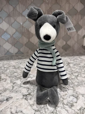 A photo of Beatnik Buddy Whippet Jellycat taken by SnowLeopard821