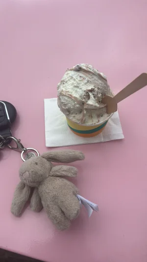 Bashful Beige Bunny Bag Charm Jellycat photo