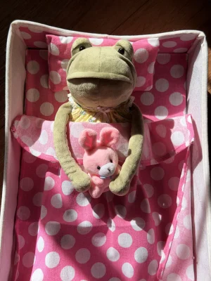 A photo of Fergus Frog - Medium Jellycat taken by jellycatangel
