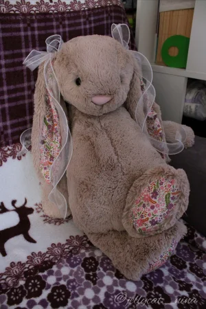 Blossom Beige Bunny 'Petal' - Huge Jellycat | Jelly Journal
