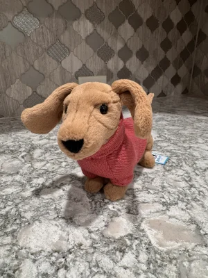 Sweater Sausage Dog - Tan Jellycat photo uploaded by SnowLeopard821