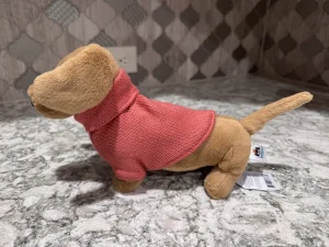 Sweater Sausage Dog - Tan Jellycat photo uploaded by SnowLeopard821