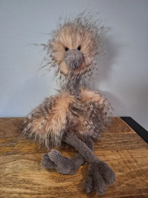 A photo of Odette Ostrich Jellycat taken by Sofie