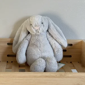Bashful Silver Bunny - Small Jellycat photo