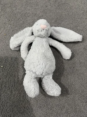 Bashful Silver Bunny - Small Jellycat photo