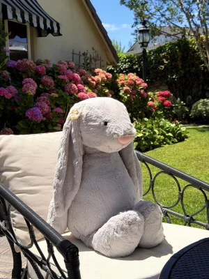 Bashful Silver Bunny - Really Big Jellycat | Jelly Journal